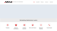 Desktop Screenshot of akmcorporation.com